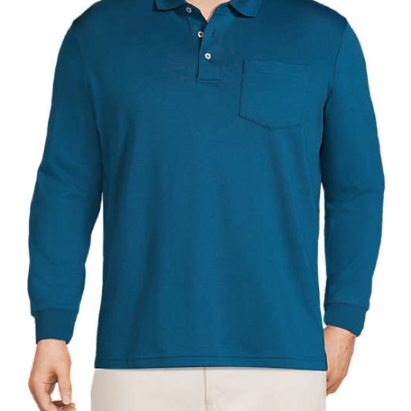 Lands' End Shirts Nwot Mens Big And Tall Long Sleeve Super Soft